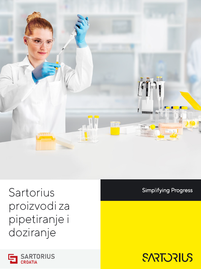 Proizvodi za pipetiranje i doziranje - Sartorius Croatia