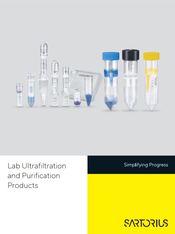 Laboratorijski izdelki za ultrafiltracijo in čiščenje - Sartorius Croatia