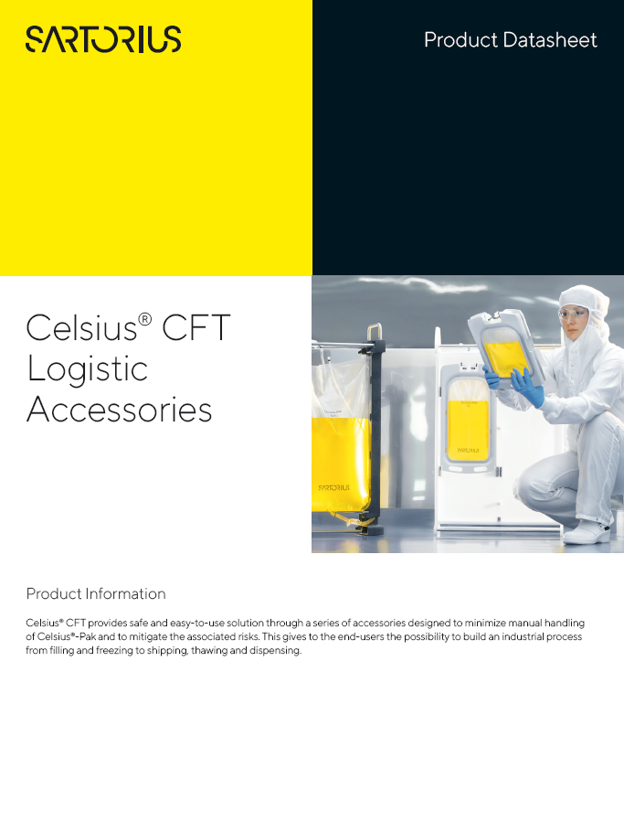 Logistički dodaci za Celsius® CFT sustave pohrane - Sartorius Croatia