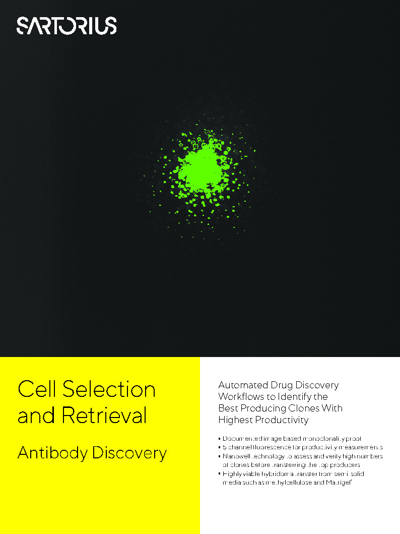 Cell Selection and Retrieval - Antibody Discovery - Sartorius Croatia