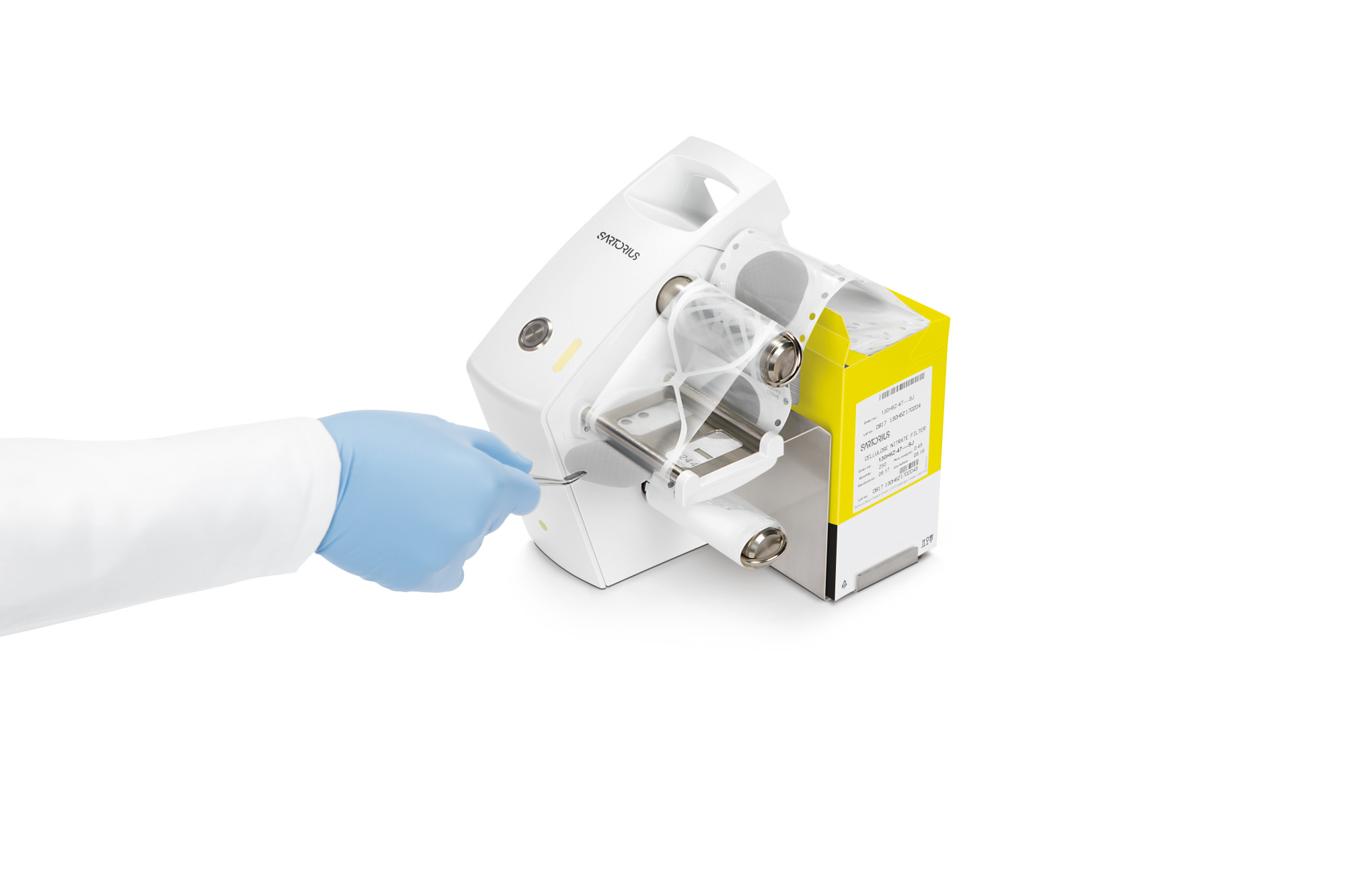 Microsart e.motion razpršilnik membranskega filtra | Brezalkoholne pijače - Sartorius Croatia