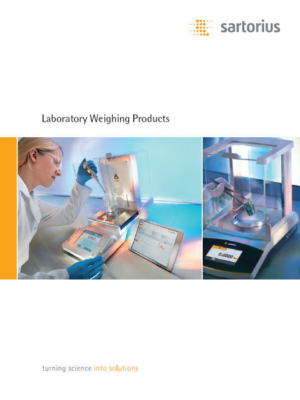 Izdelki za tehtanje - Sartorius Croatia