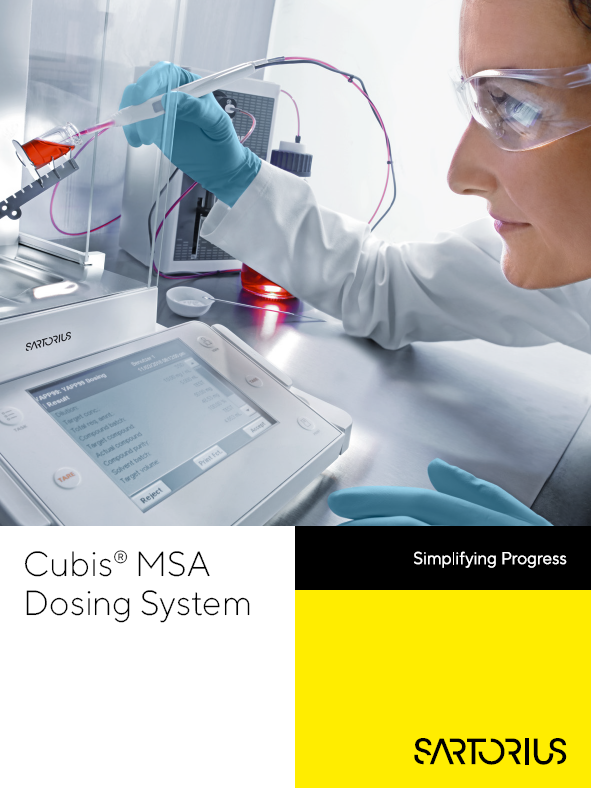 Sistem za doziranje Cubis® MSA - Sartorius Croatia