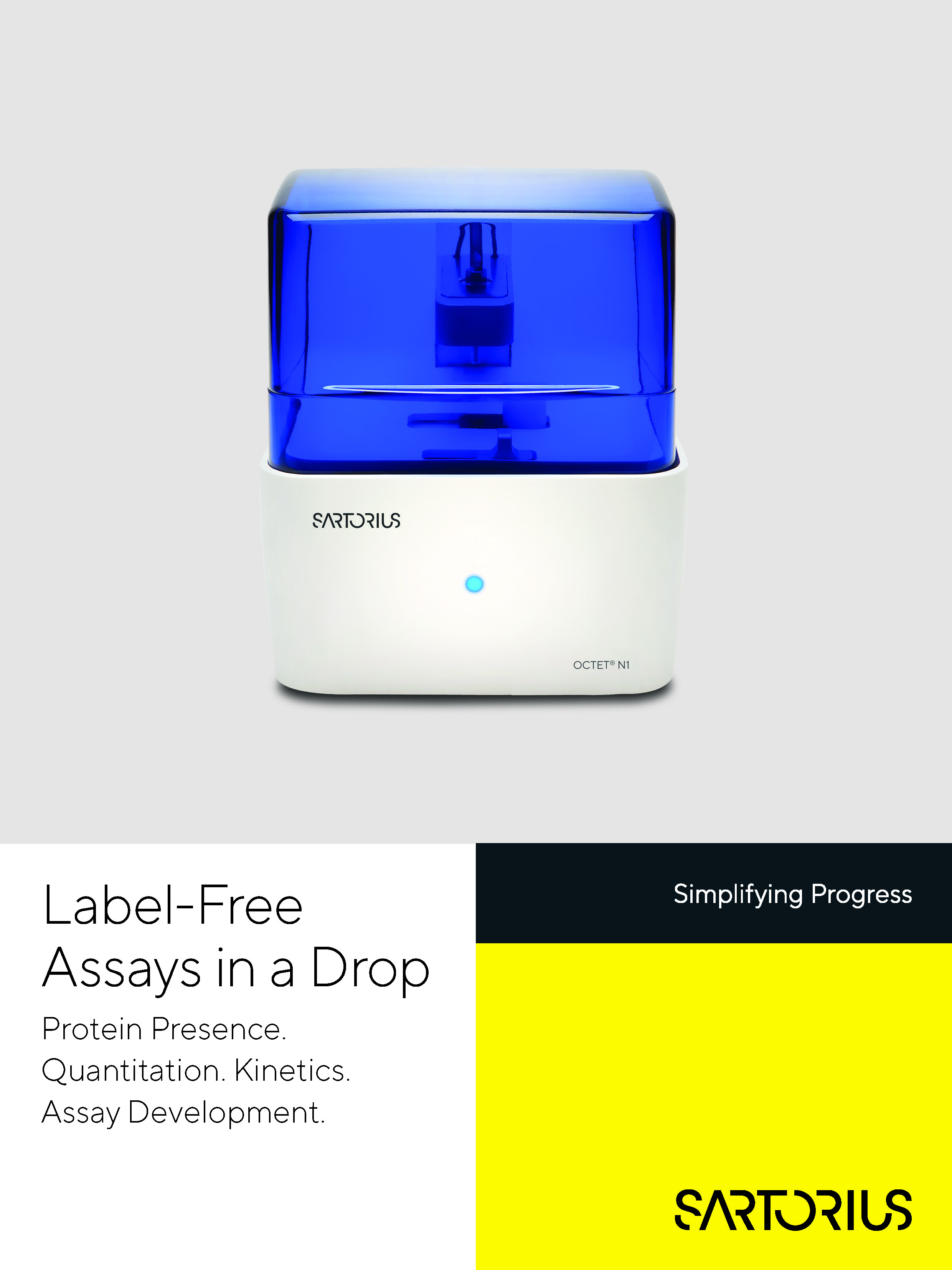 Label-Free Assays in a Drop - Protein Presence. Quantitation. Kinetics. Assay Development. - Sartorius Croatia